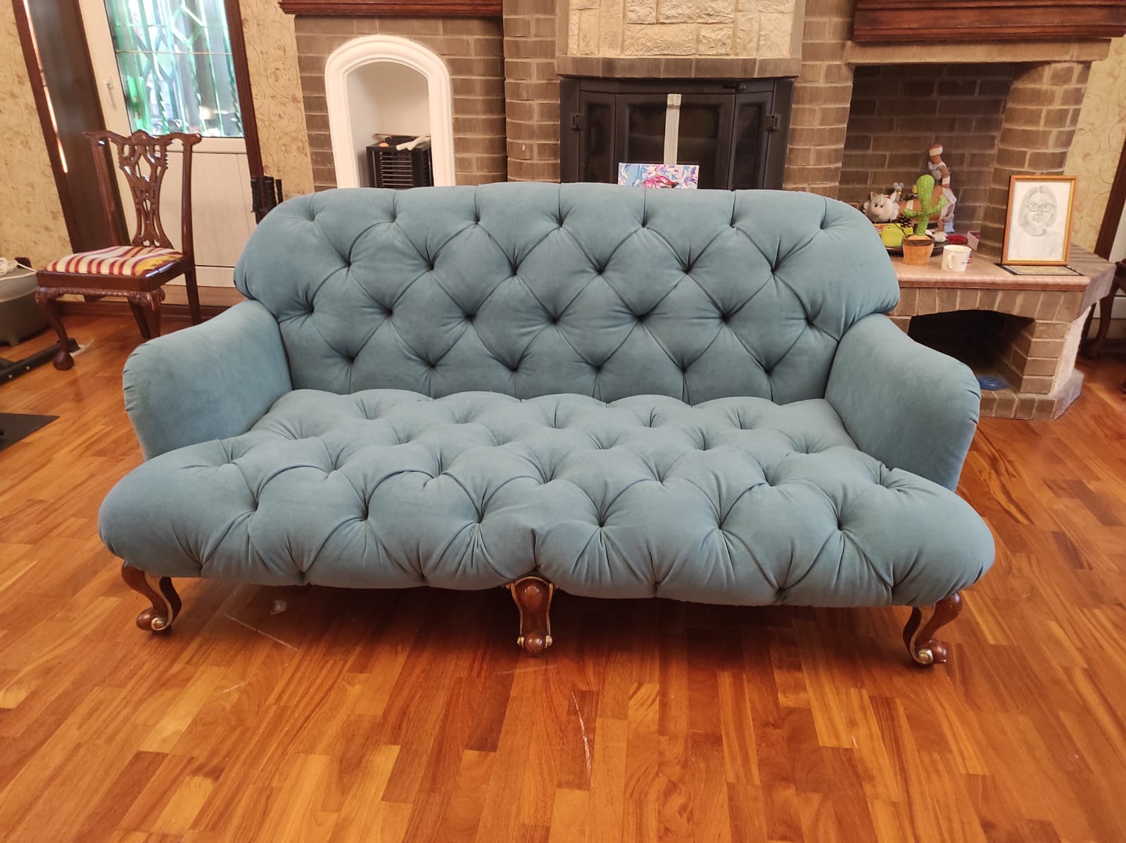 Обивка дивана. Семенов