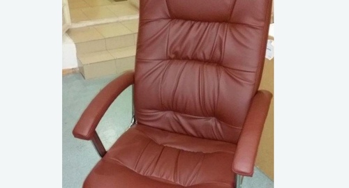 Обтяжка офисного кресла. Семенов